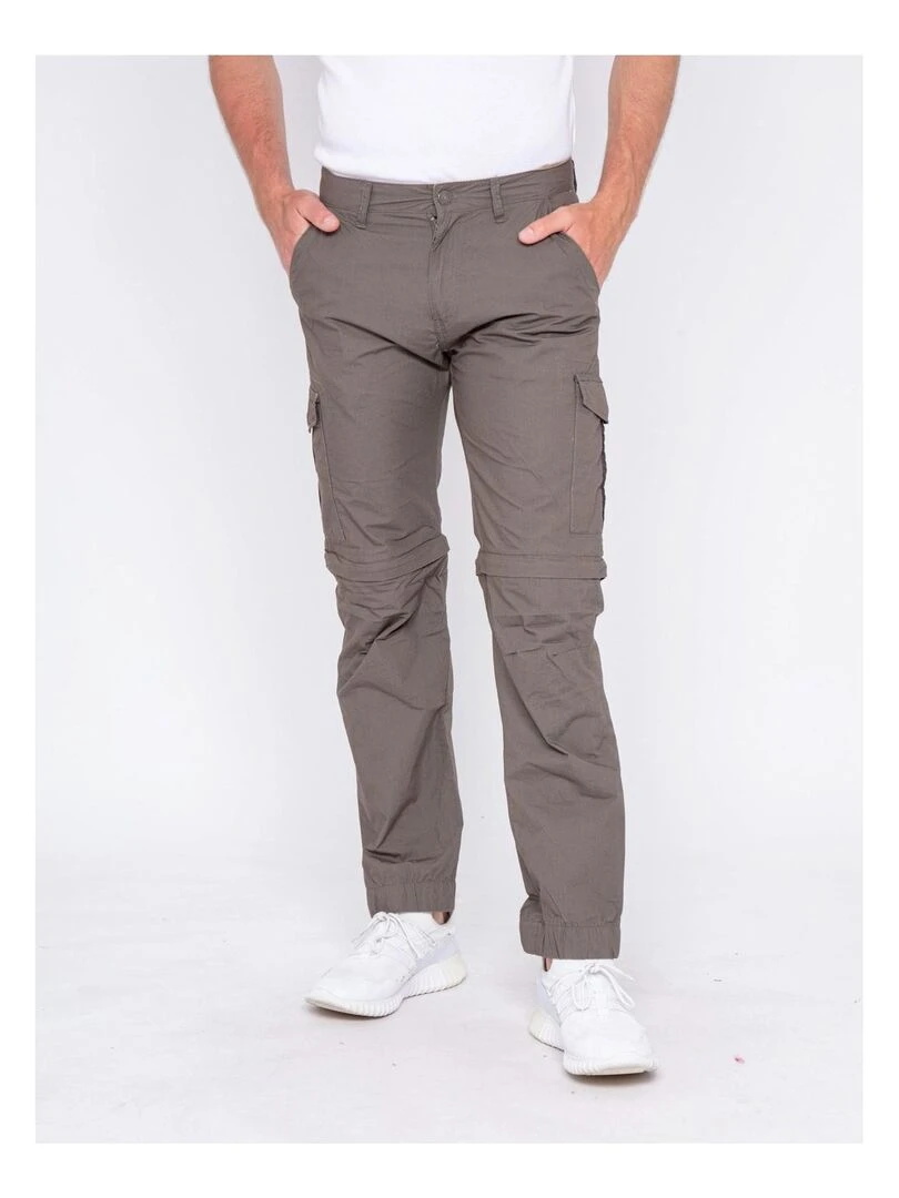Pantalon transformable en bermuda CACHAN Kaki