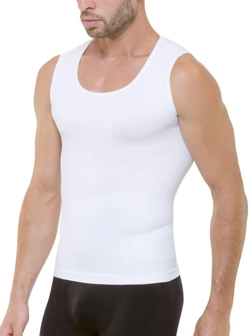 Débardeur amincissant jour/nuit LIPO ACTIF   Blanc