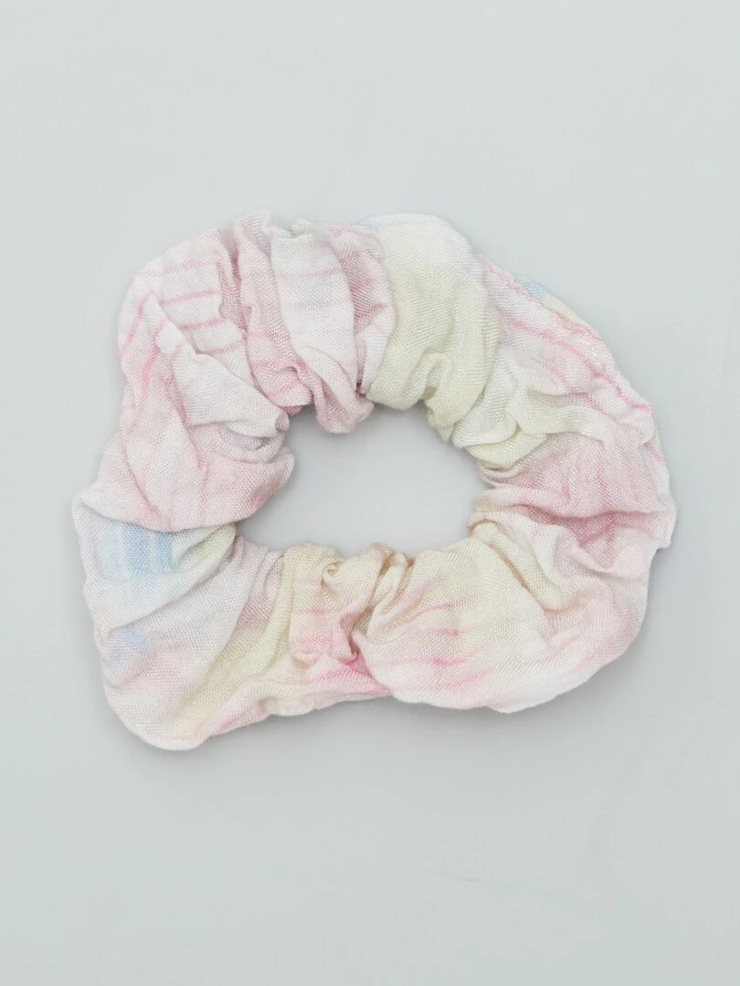 Lot de 3 chouchous imprimés Violet/rose