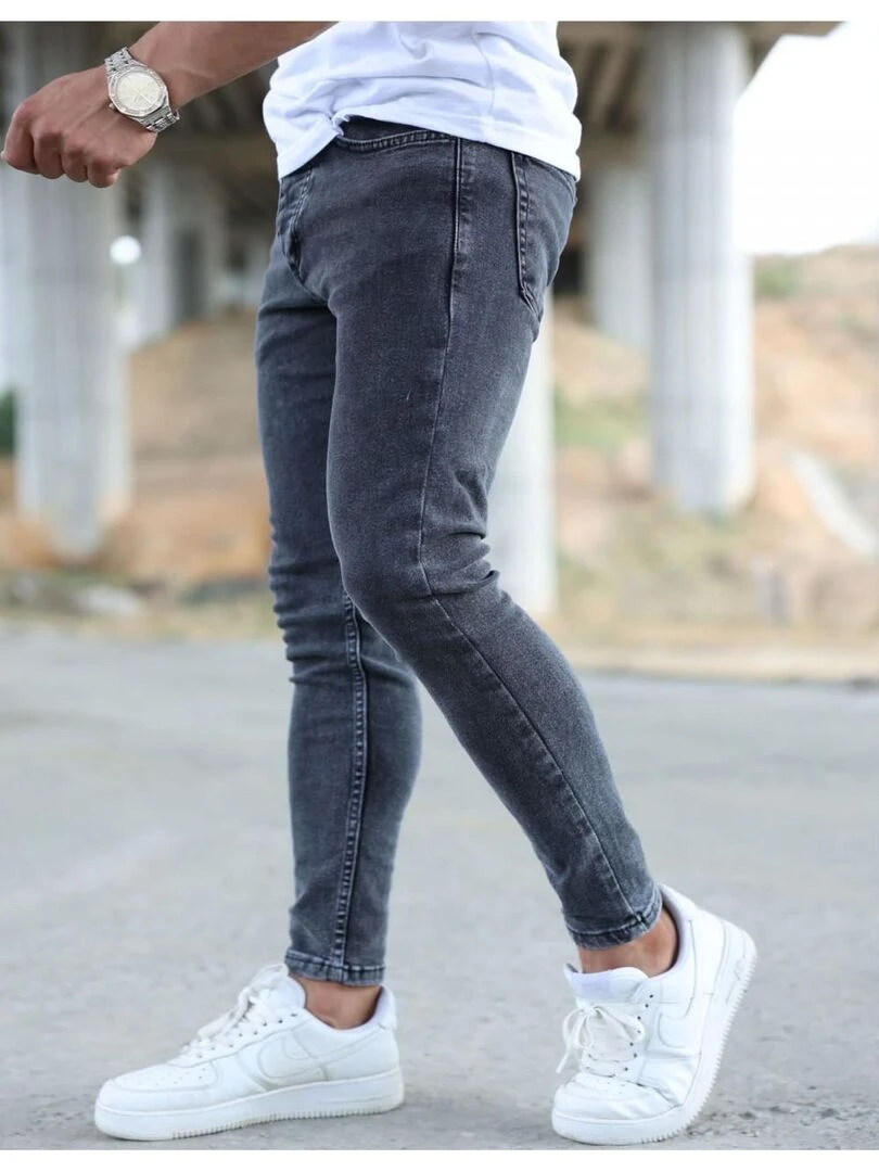 Jean's slim Kebello   Gris