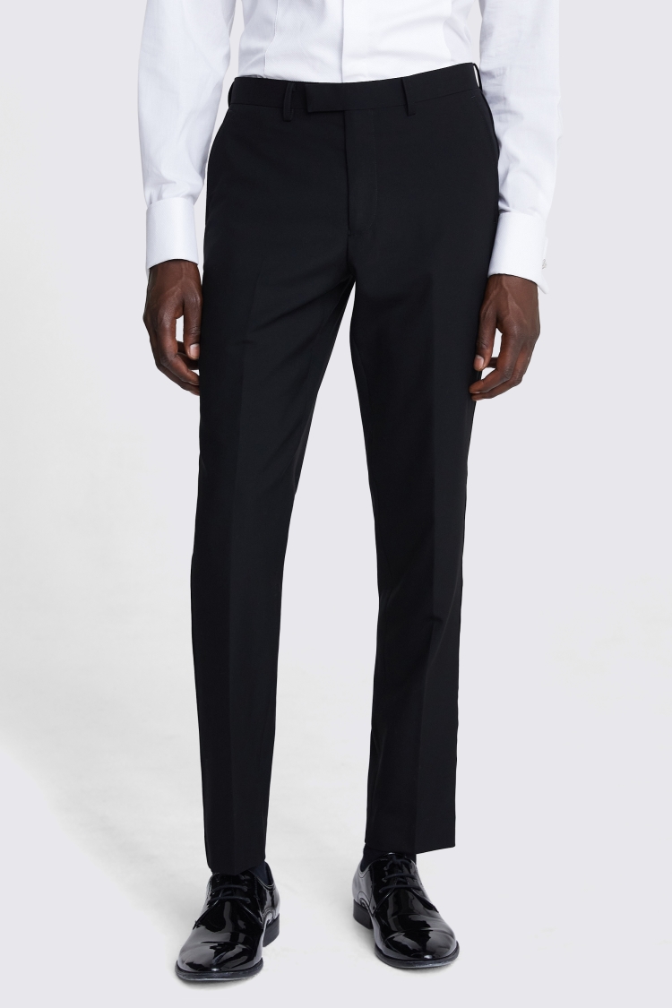 Tailored Fit Black Dress Trousers Buy Online at Moss