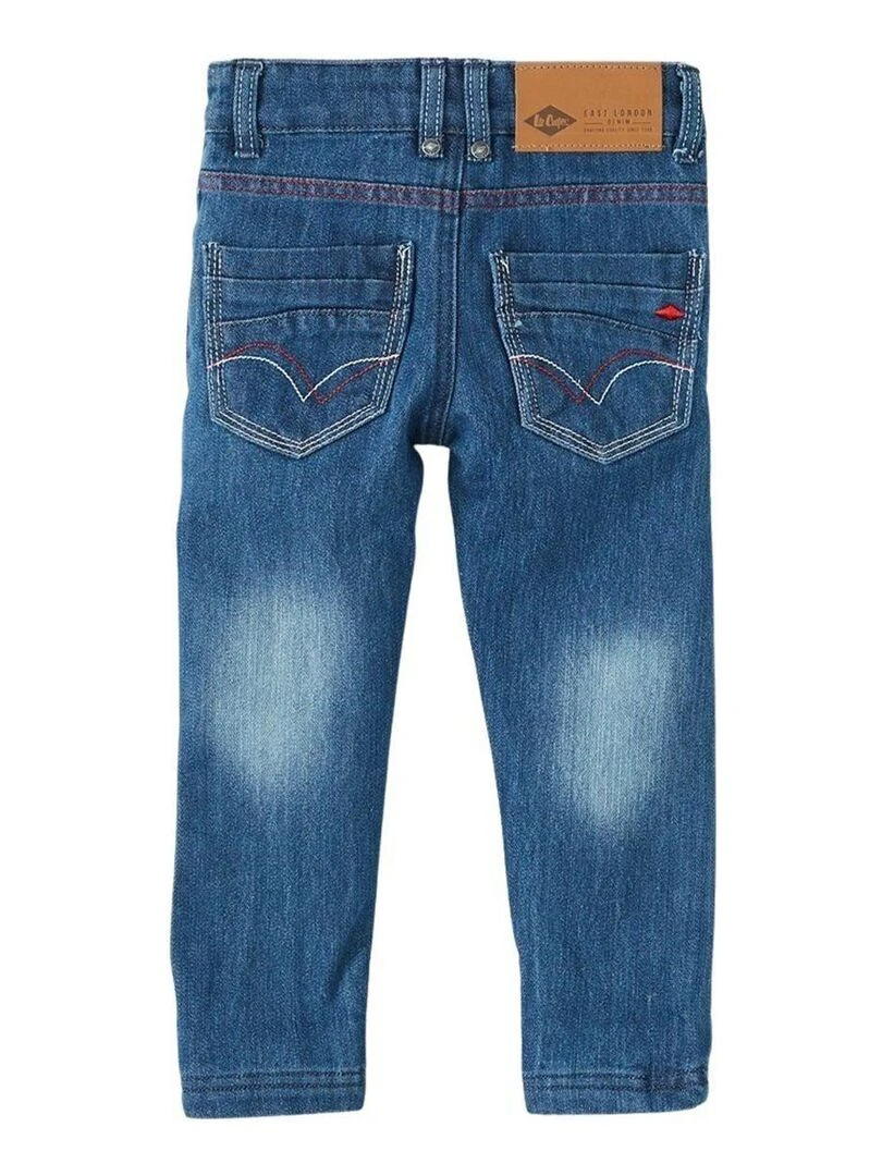 Lee Cooper Jeans garçon imprimé logo en coton Bleu