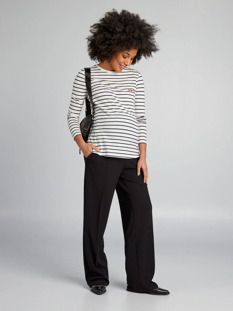 Pantalon milano de maternité noir