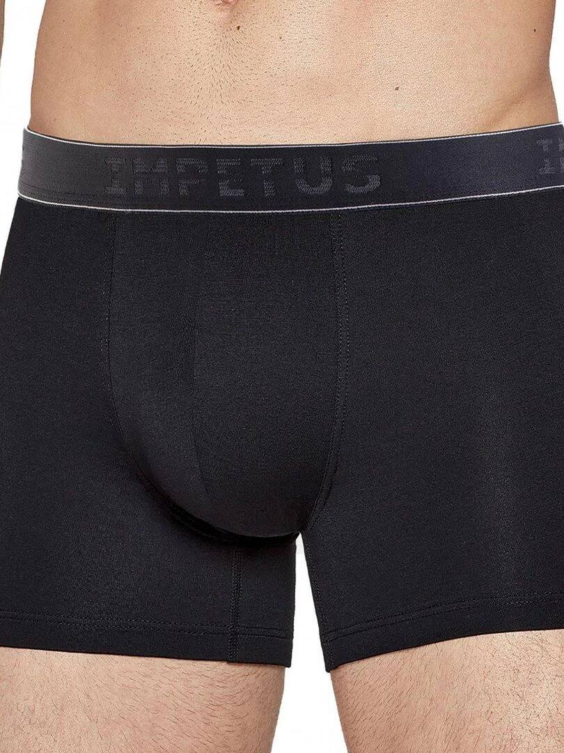 Boxer Spécial New Year en coton et modal Noir