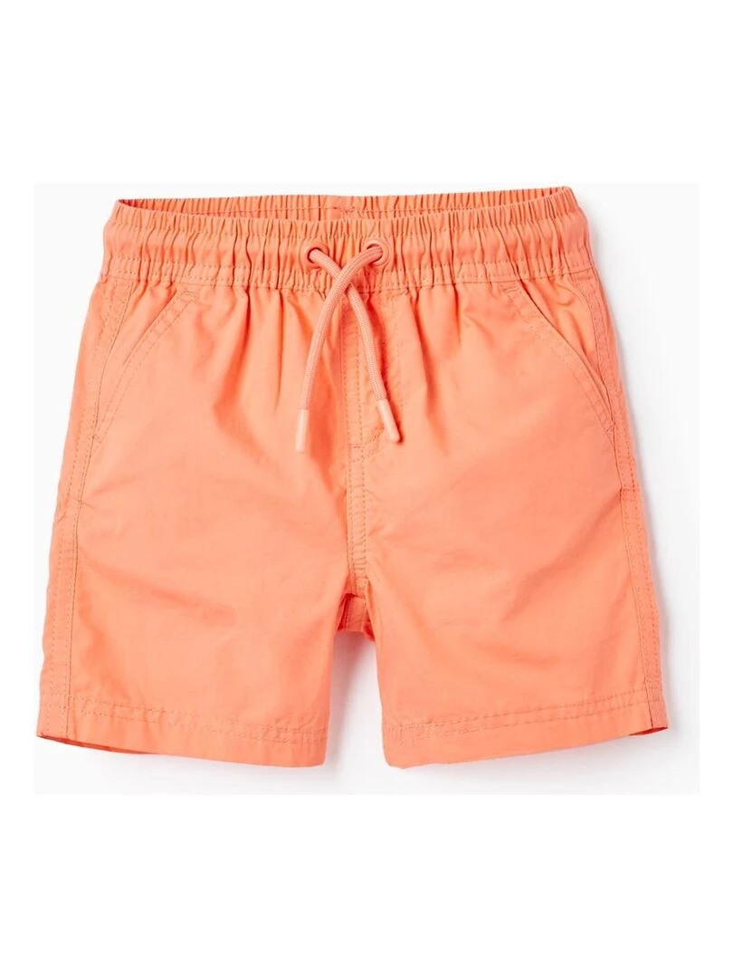 Short En Popeline Pour Bébé Garçon Rose