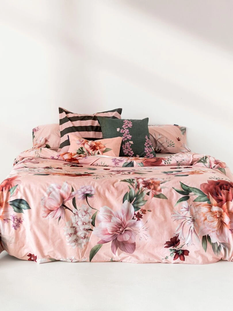 Housse de couette Summer floral "Happyfriday" Blanc