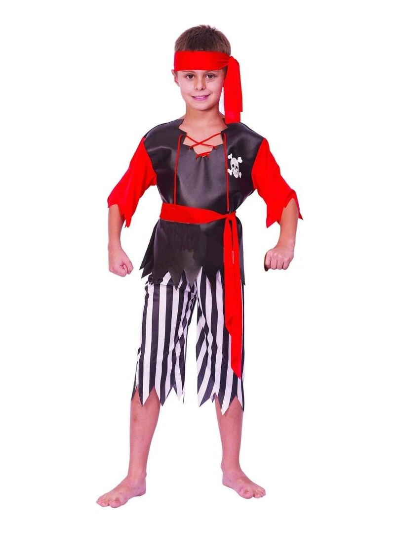 Déguisement Roi des pirates enfant Noir Noir