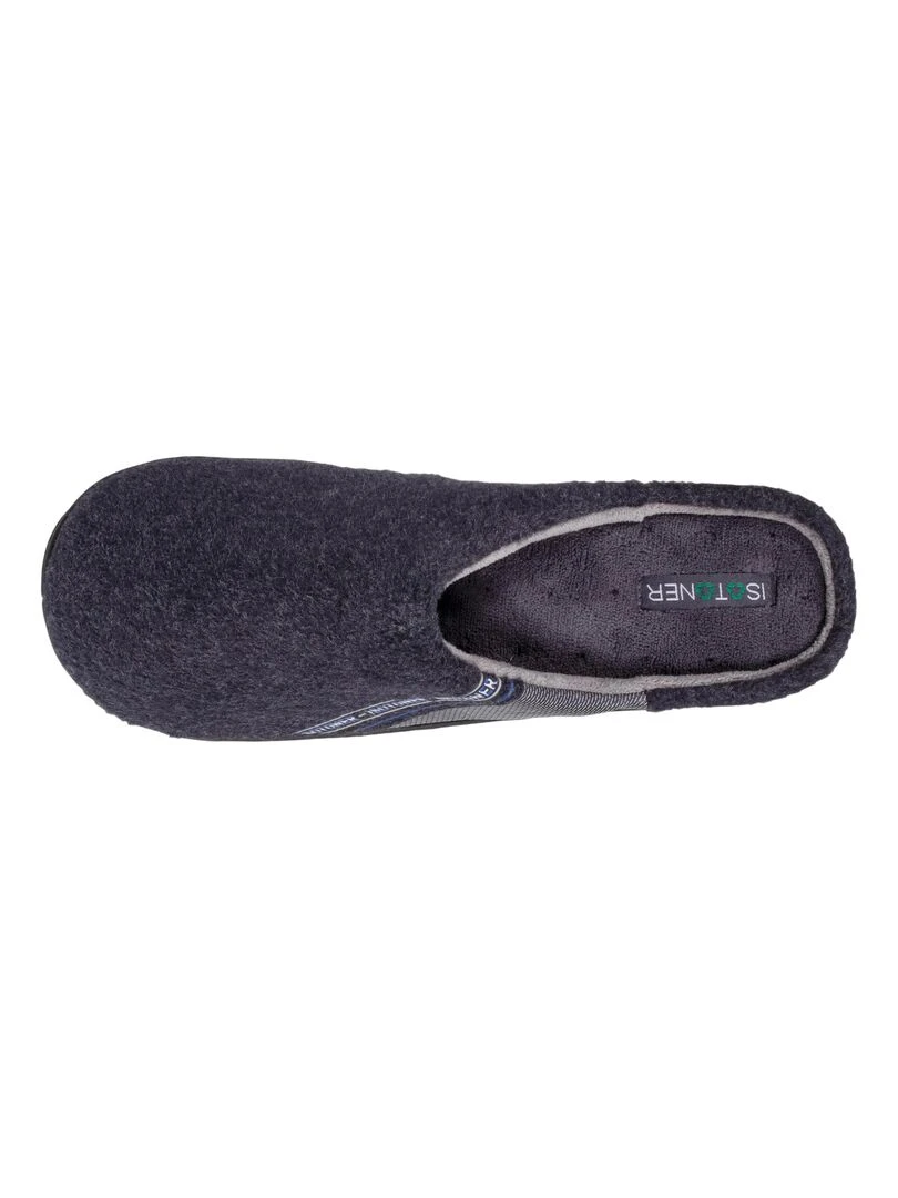 Chaussons mules recyclées Homme Gris Chiné   Gris chiné