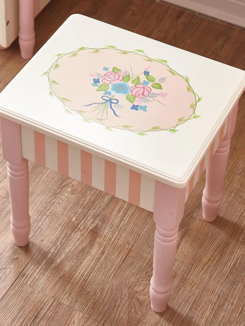 Fantasy Fields   Meubles jouets   Tabouret de coiffeuse Bouquet Play   Rose