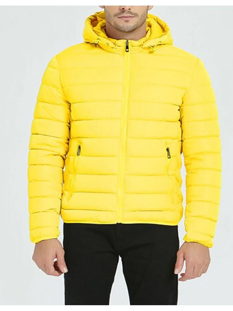 doudoune a capuche Kebello   Jaune