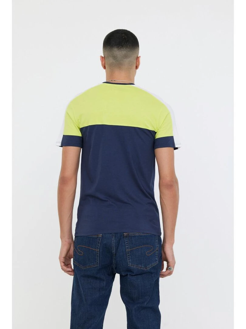 Lee Cooper   T shirt manches courtes modal regular ANTOINE   Bleu foncé