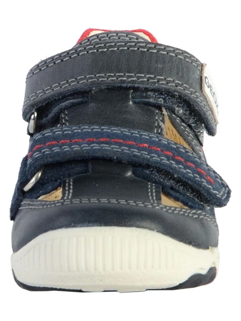 Basket Cuir Enfant Balu   Bleu