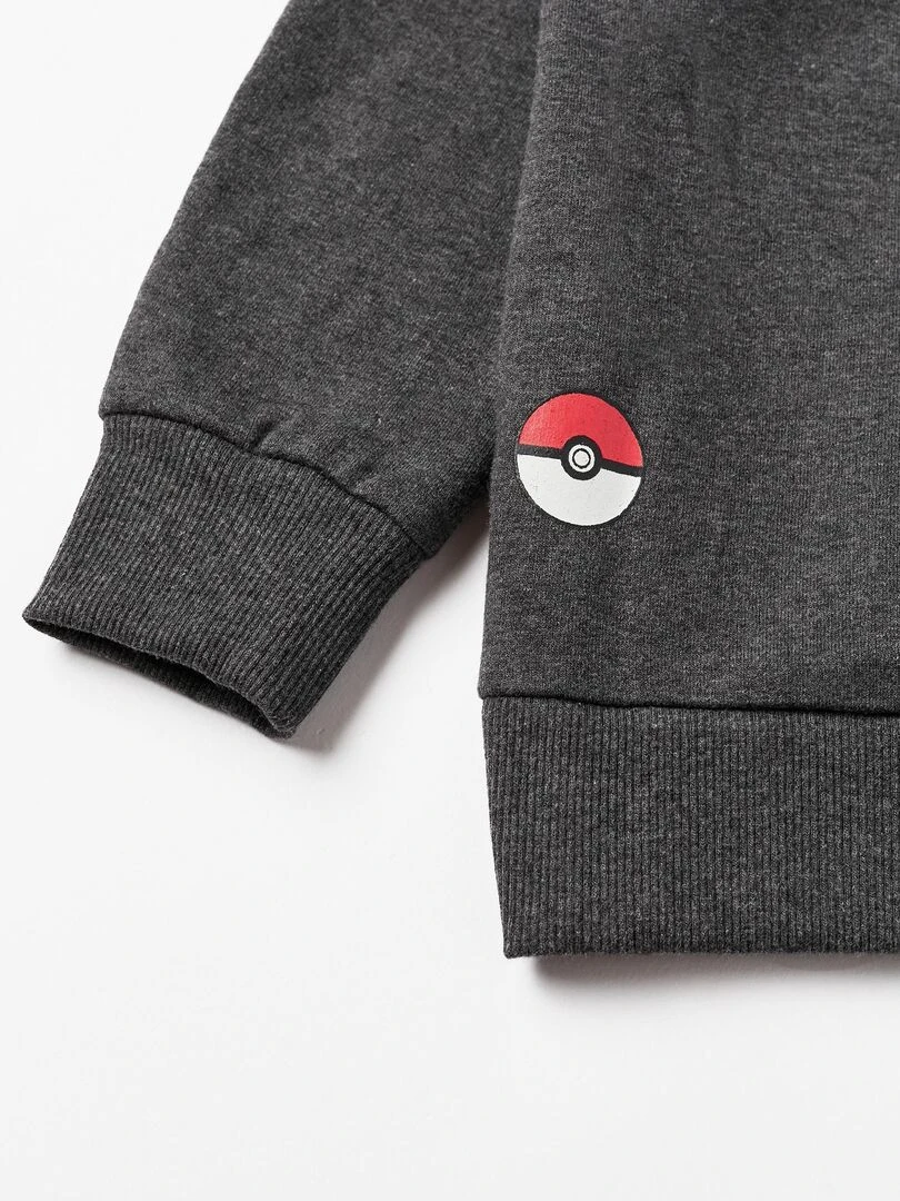 Manteau avec Capuche pour Garçon 'Pikachu   Pokémon'   LICENSE   Gris foncé
