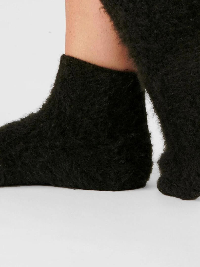 Mi chaussettes de lit réversibles Thermolactyl.   Damart   Noir