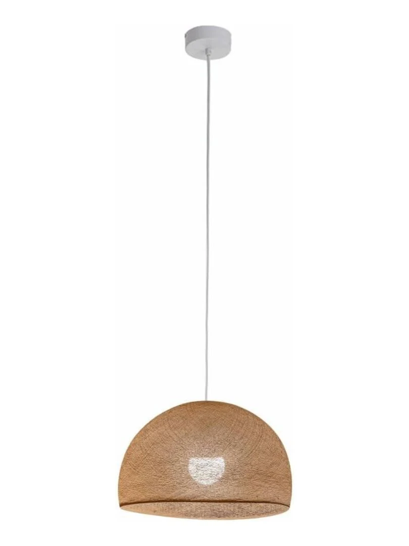 Suspension simple coupole 31cm Beige sable
