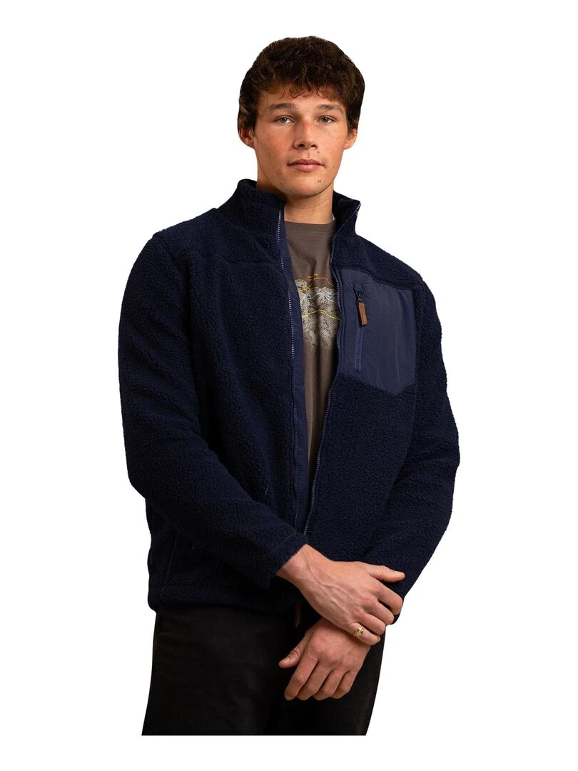 Trespass   Veste polaire BUCK   Bleu marine
