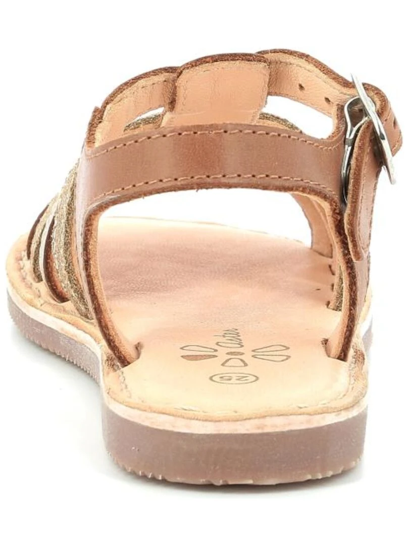 Sandales Cuir Drolote   Marron