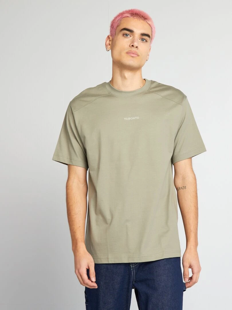 T shirt à manches courtes 'Toronto'   Vert