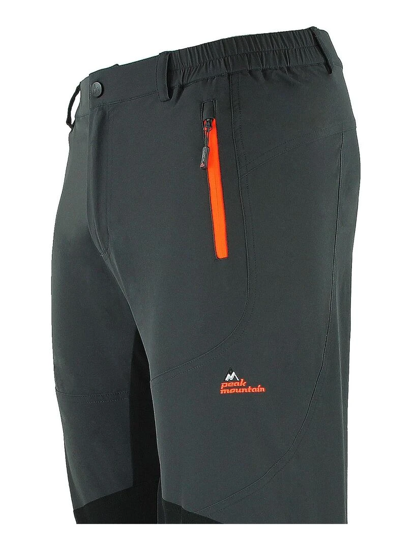 Pantalon de randonnée homme COFFRE   PEAK MOUNTAIN   Gris