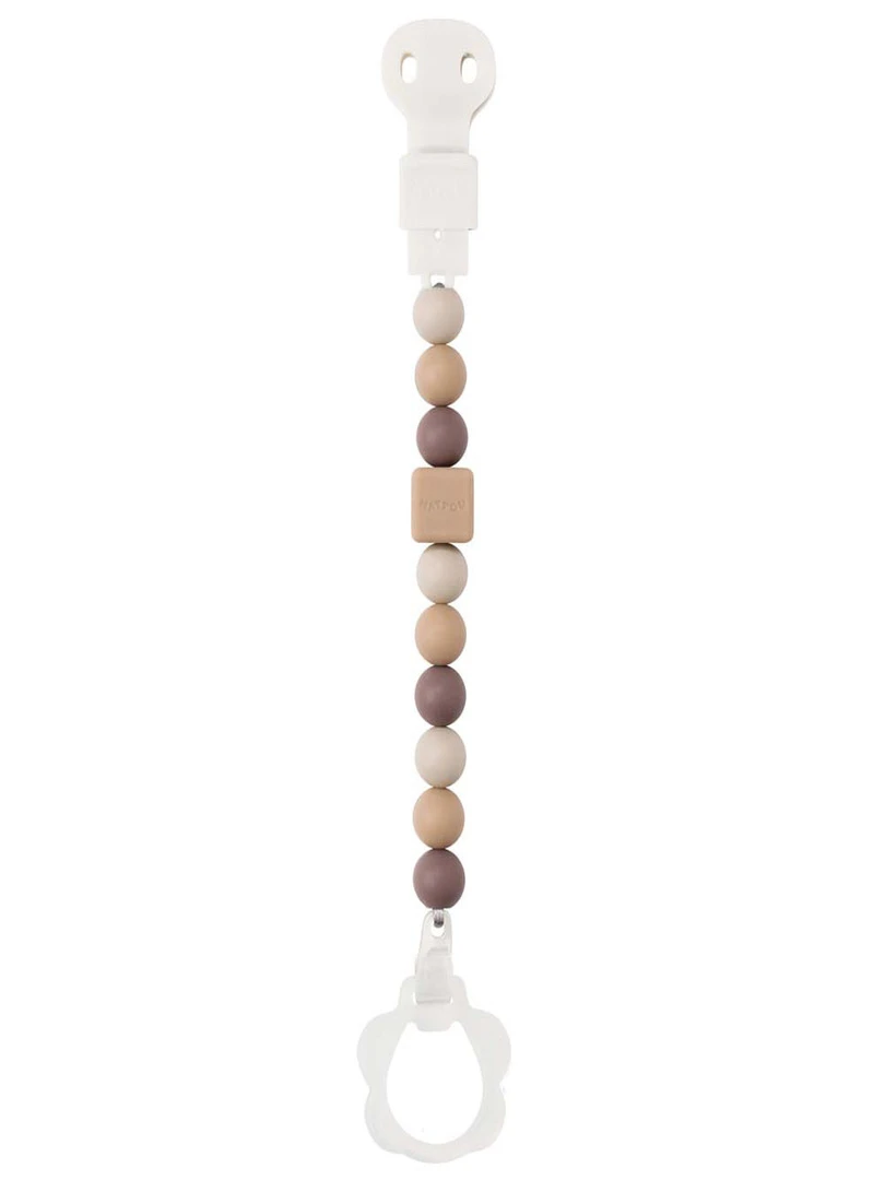 Attache sucette stone Beige