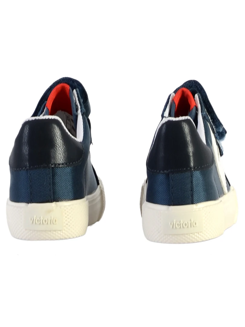 Basket Basse À Scratch Enfant Victoria   Bleu