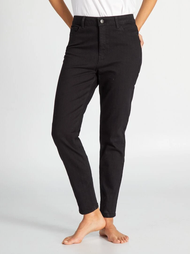 Jean slim en denim 28L Noir