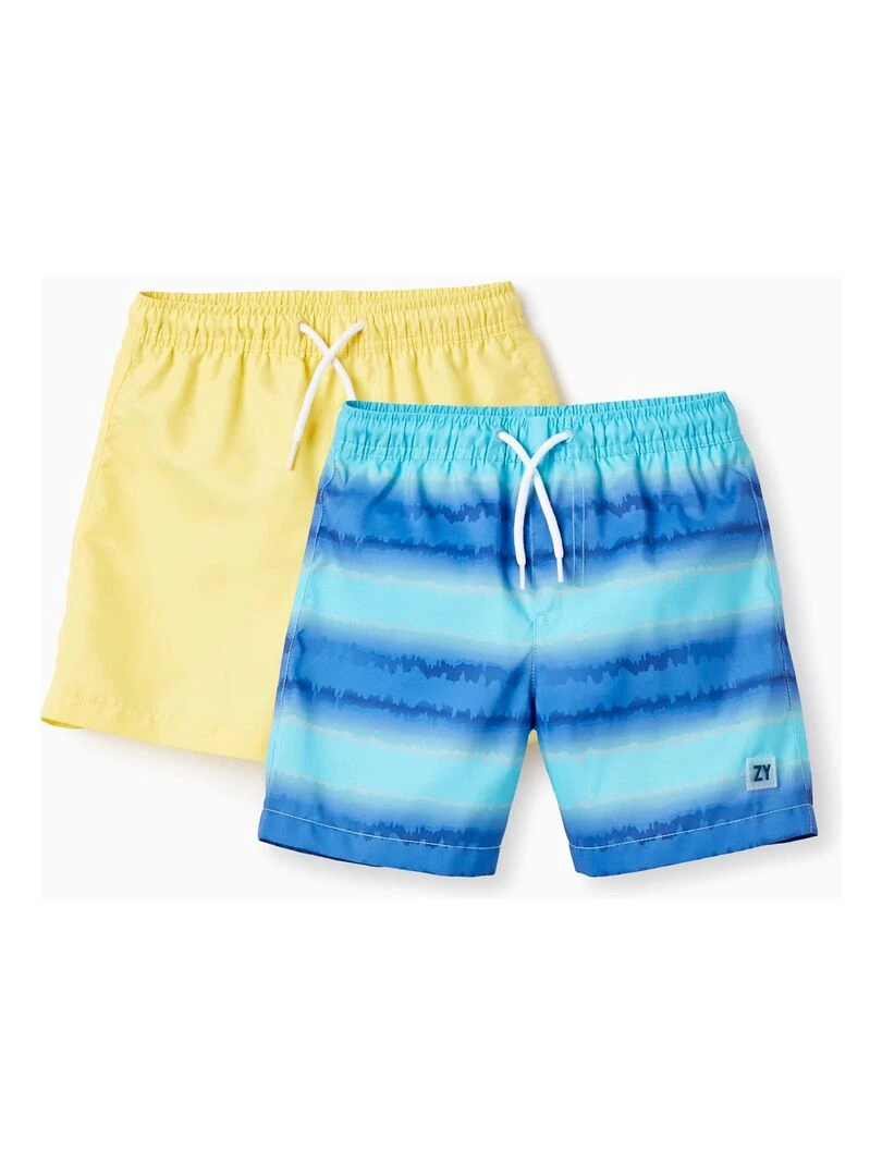 2 Shorts De Bain Pour Garçon EXPLORING AUSTRALIA Bleu