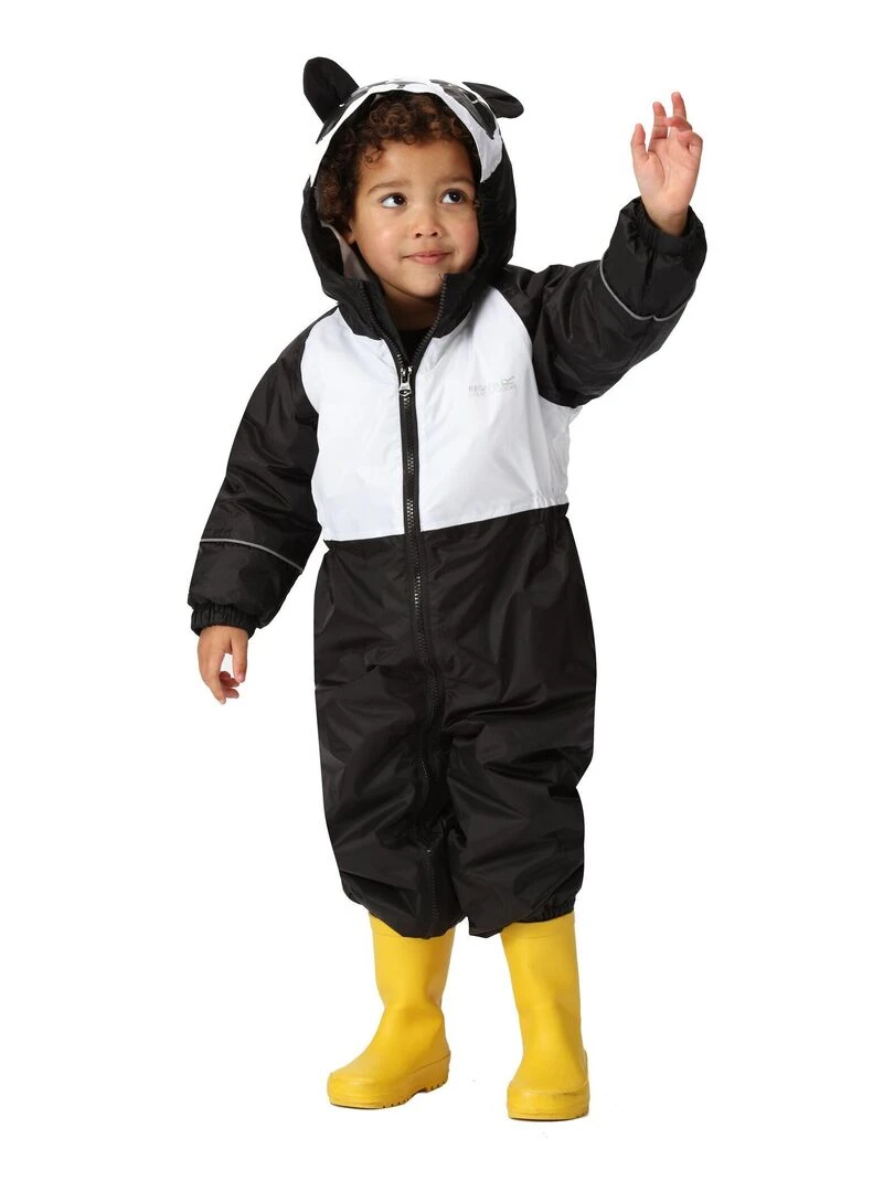 Regatta   Combinaison de pluie MUDPLAY   Noir Blanc
