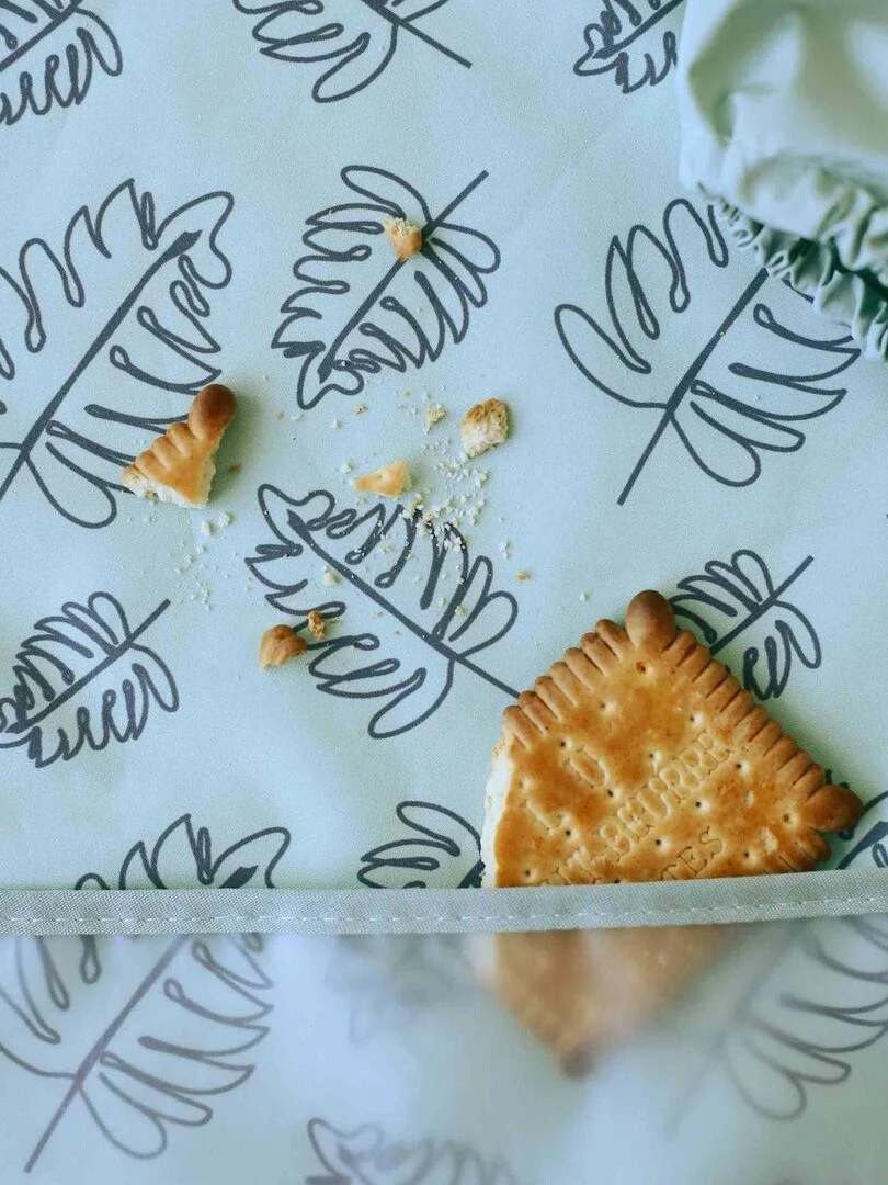 Bavoir tablier bébé Trois Kilos Sept   Vert