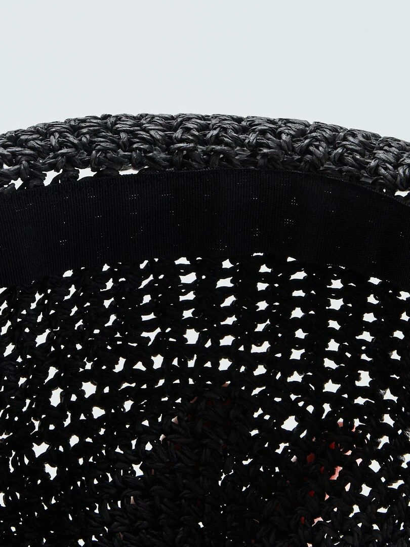 Chapeau cloche uni Noir