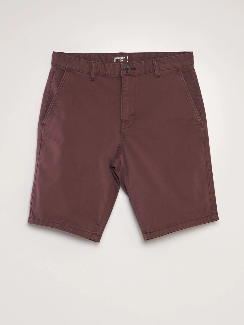Bermuda chino Burgundy