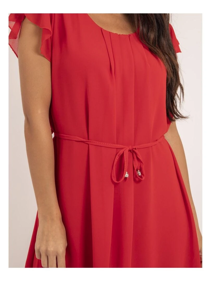 Robe courte IEVE   Rouge