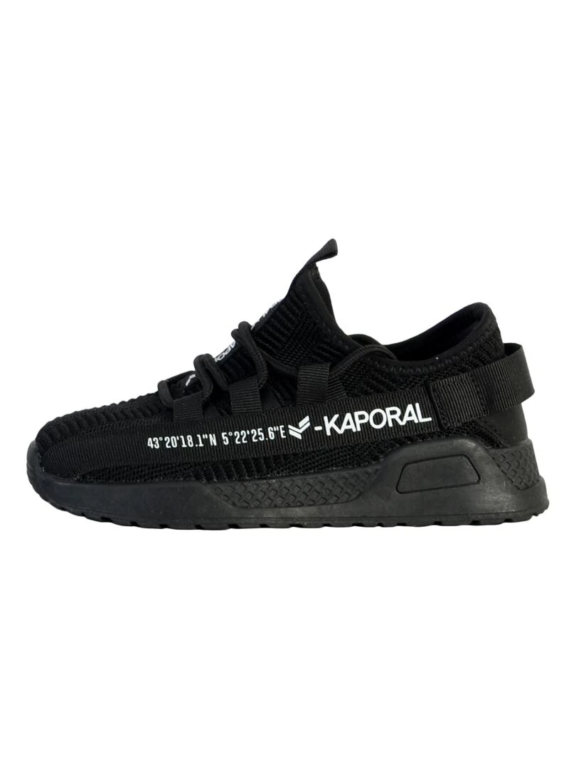 Basket à Lacets Enfant Kaporal Dofini Noir