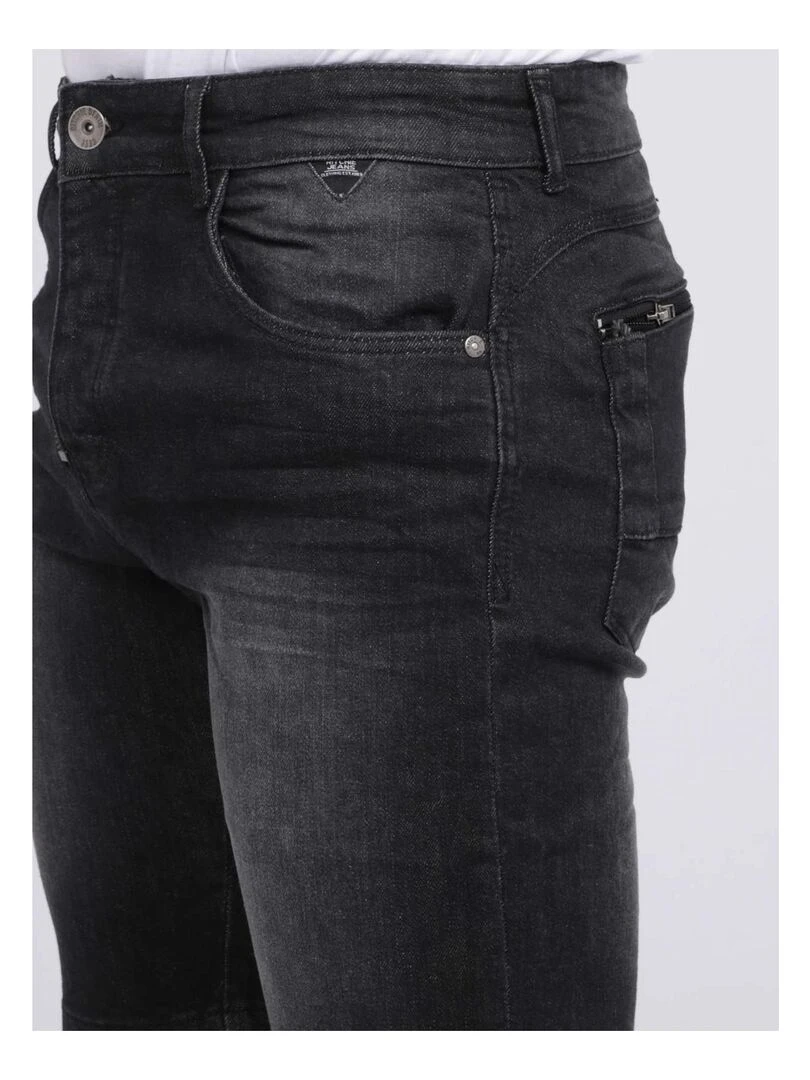 Bermuda en jean droit BILLING   Noir