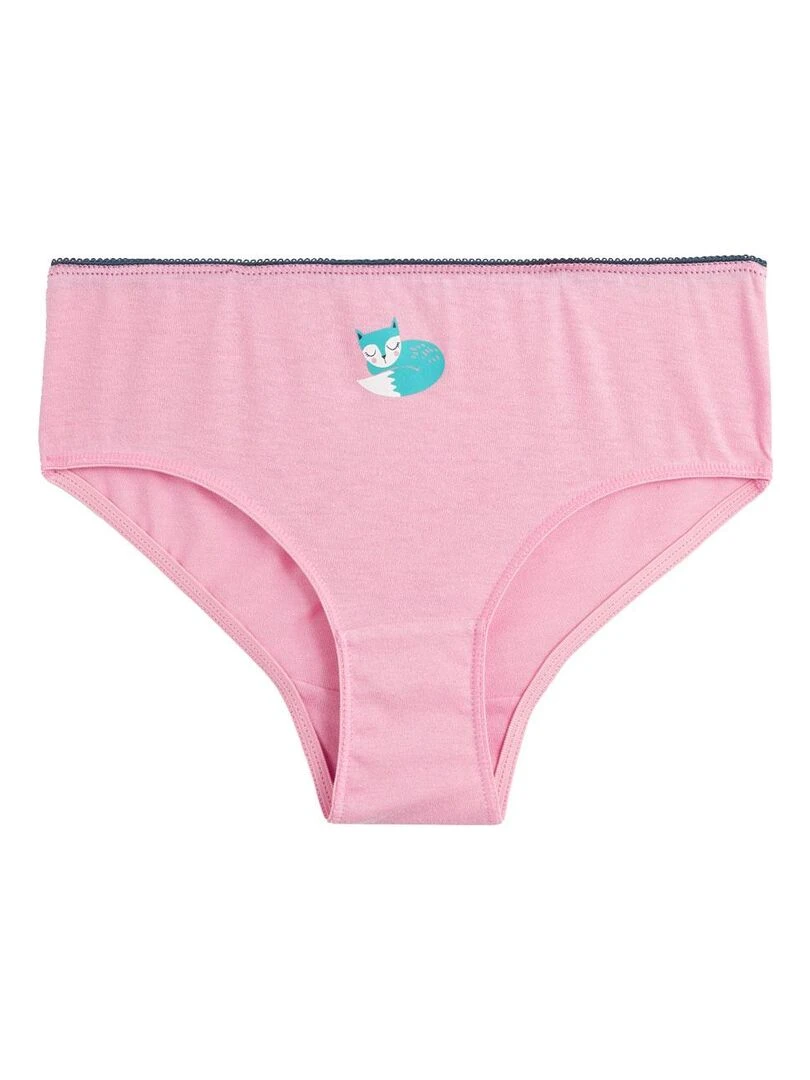 Lot de 3 culottes fille Tilda   Rose