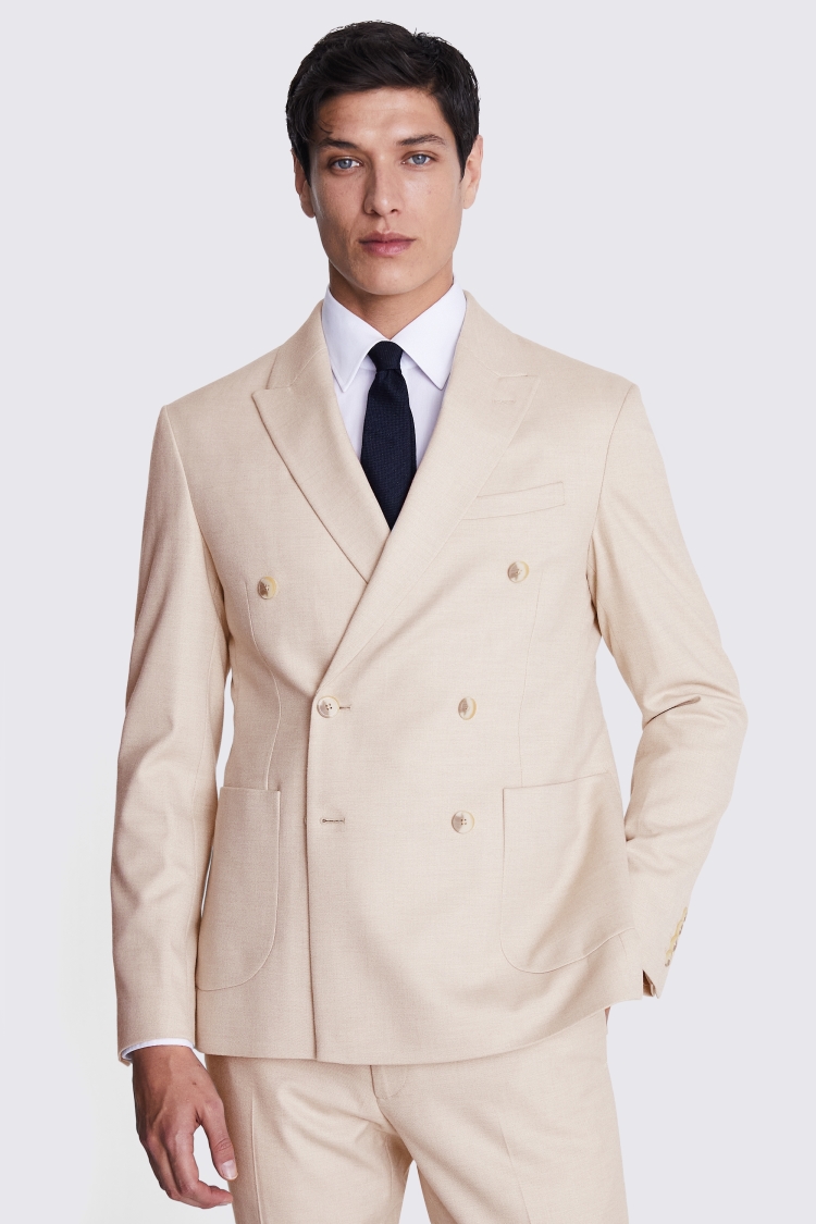 Slim Fit Light Camel Flannel Jacket Buy Online at Moss