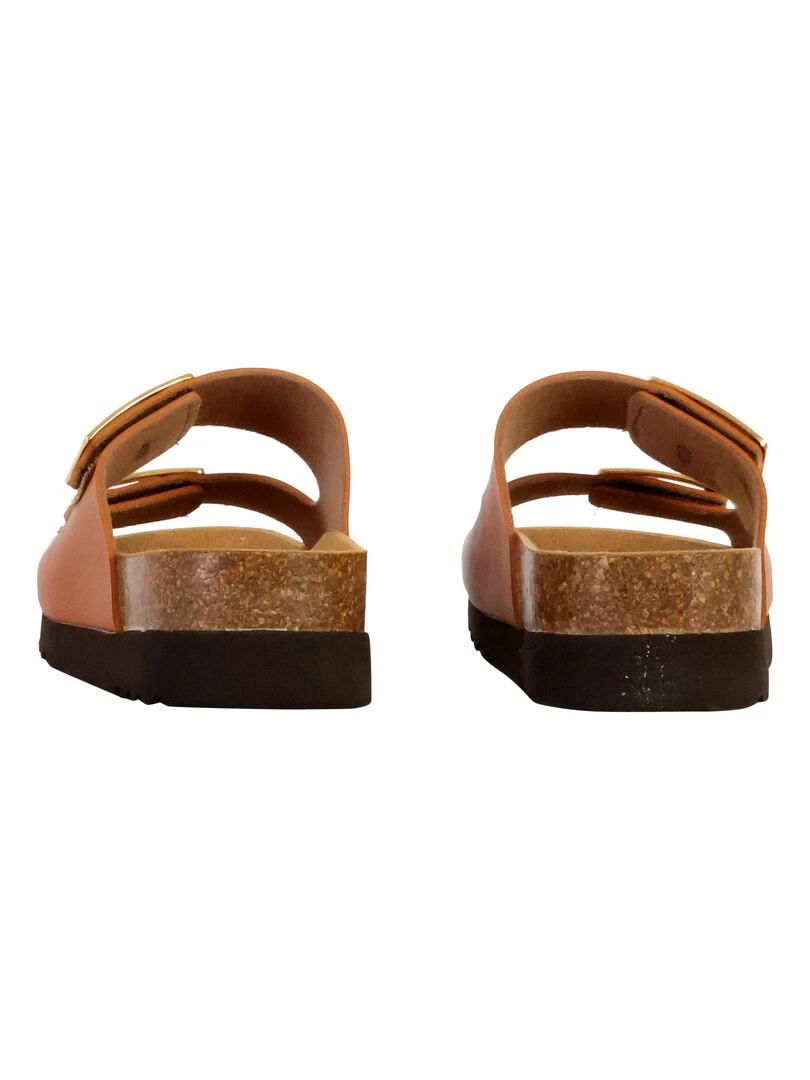 Mules à Enfiler Scholl Monterey 2 Straps   Marron