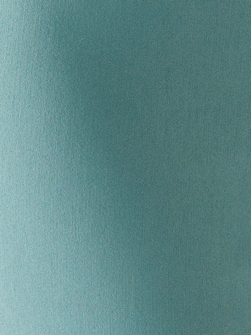 Pantalon 7/8ème toile extensible   Damart   Vert anis