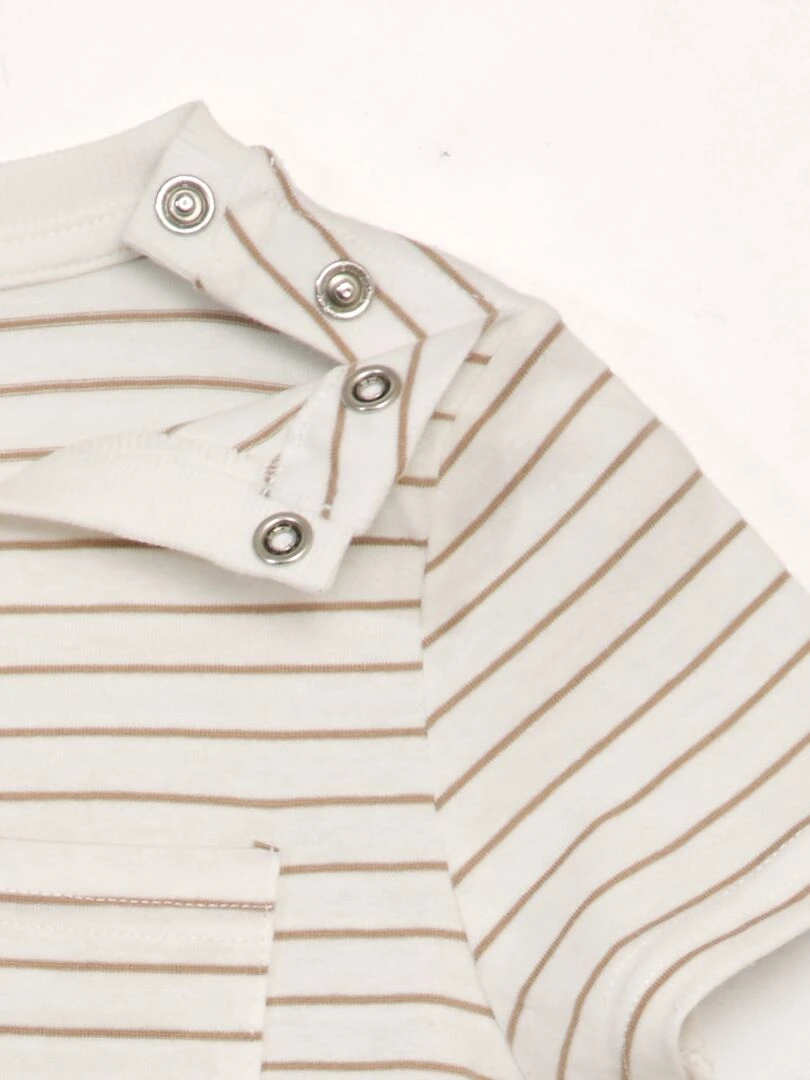 T shirt avec poche   So Easy   Blanc