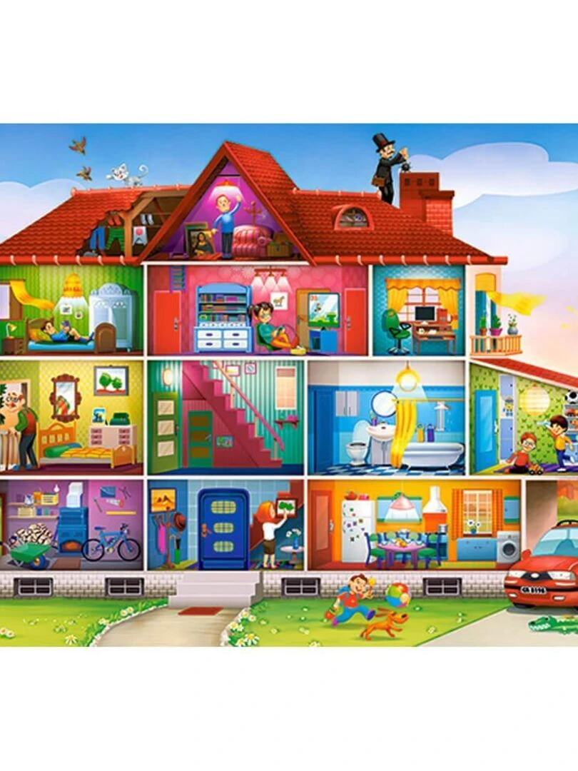 Puzzle 40 pièces maxi : La vie à la maison XL N/A
