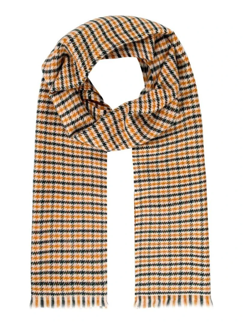 Echarpe Eternity Fabriqué en France Jaune moutarde