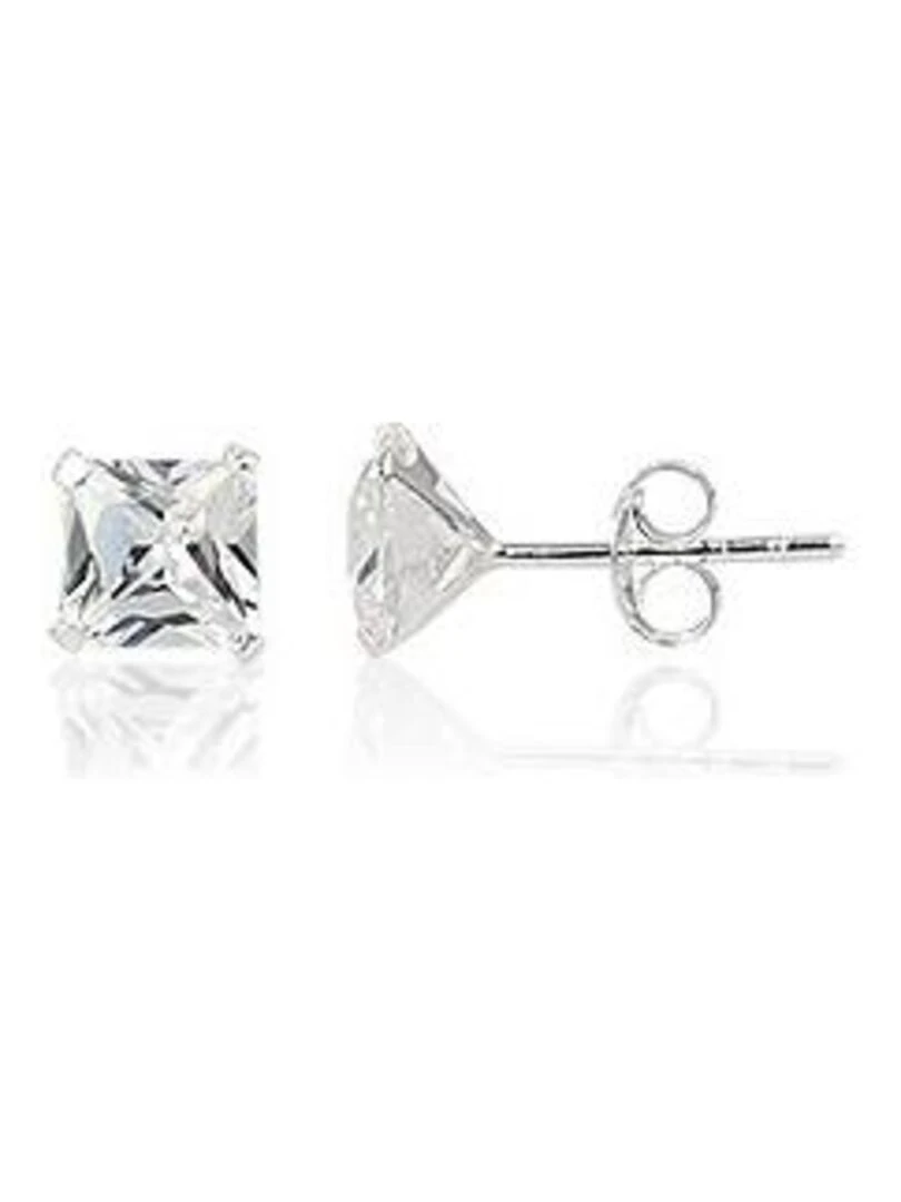 boucles d'oreilles zirconium transparent Bijoucolor Argent