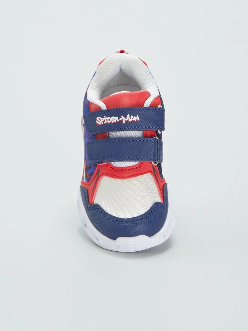 Baskets avec semelles lumineuses ‘Spiderman’   Bleu/blanc/rouge