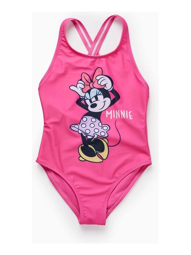 Maillot De Bain UPF 60 Pour Fille 'Minnie' LICENSE Rose