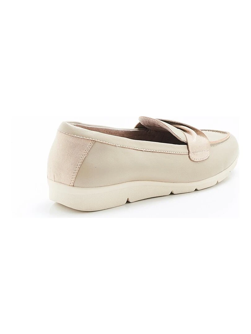Mocassins avec noeud irisé Amortyl   Damart   Taupe