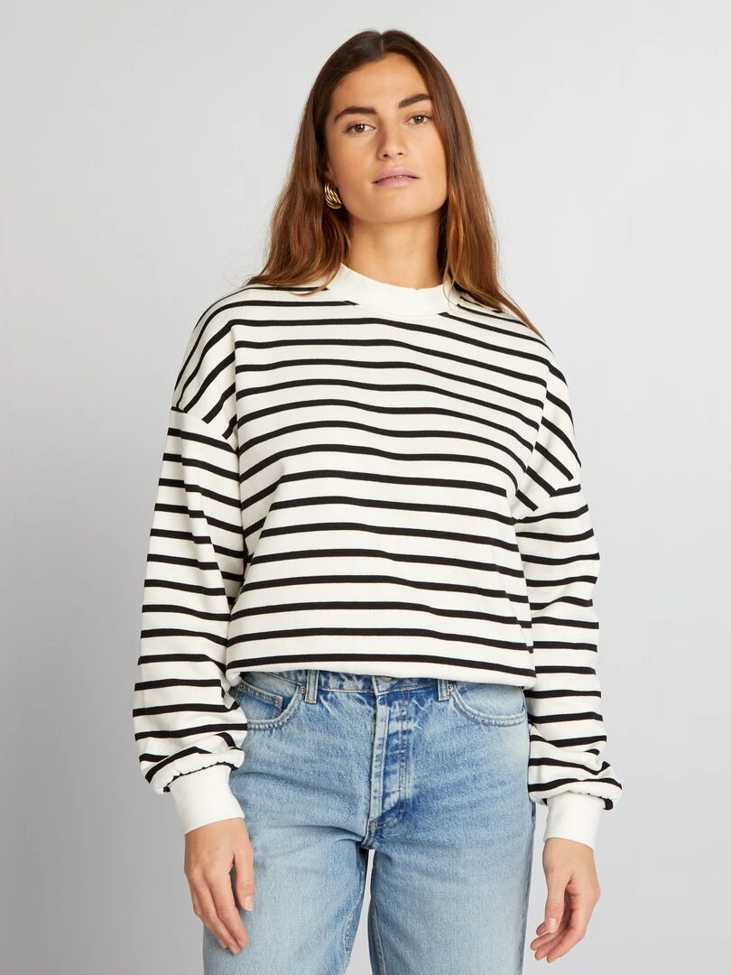 Sweat oversize Blanc