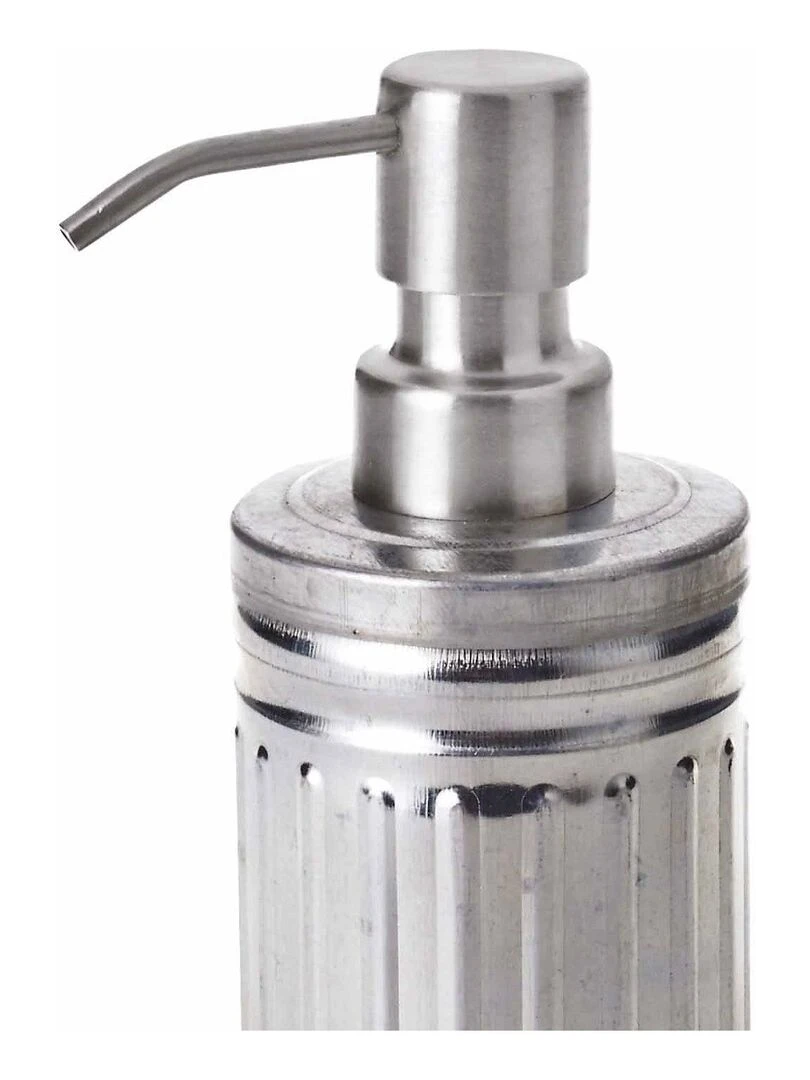 Guy Levasseur Distributeur de savon en métal inox Gris