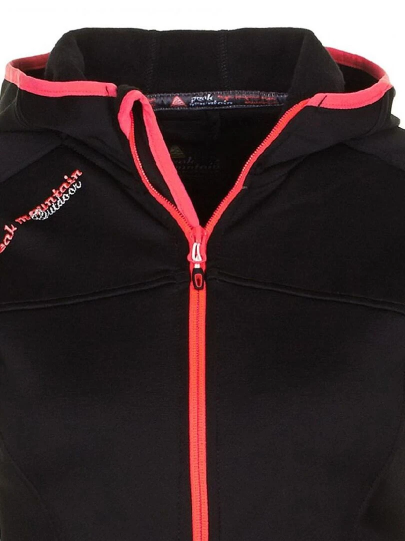 Blouson polarshell femme ACAMPUS   Noir Noir