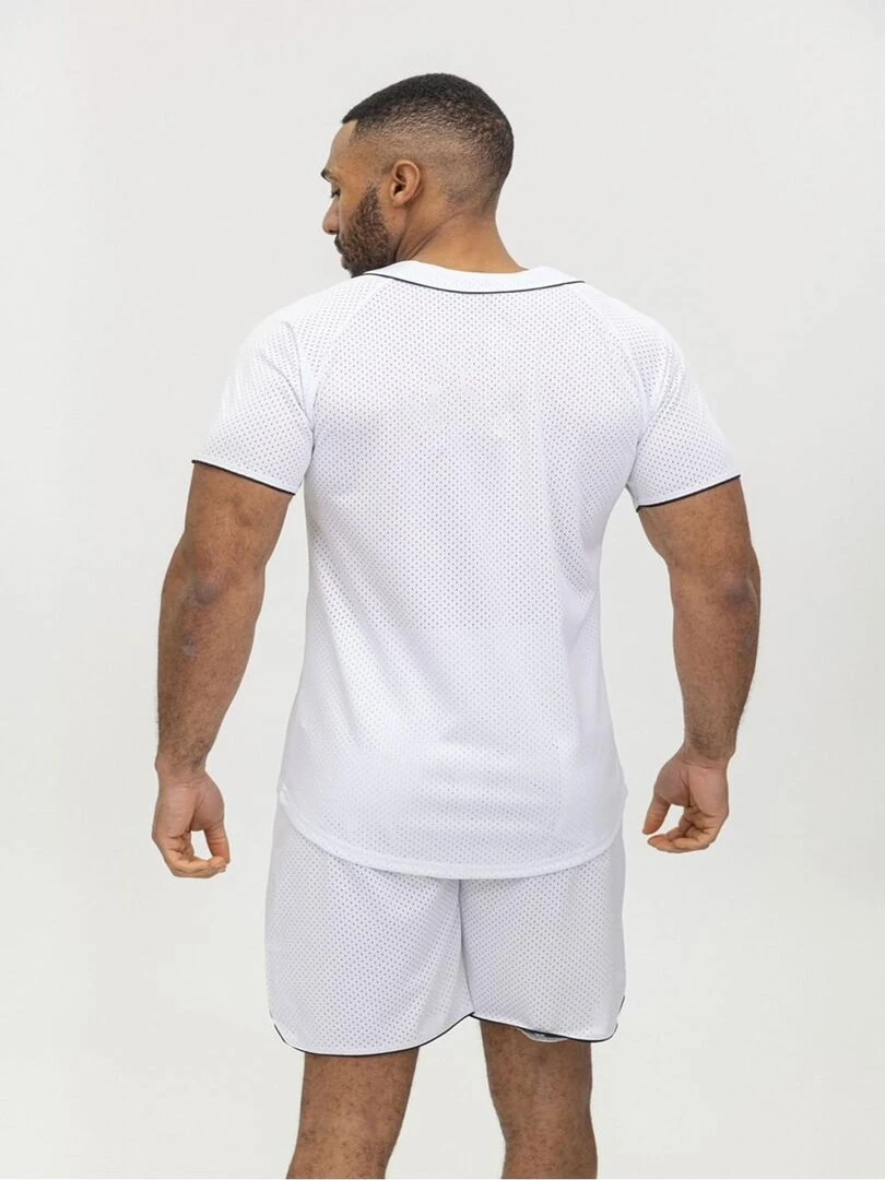 Ensemble Short T shirt Kebello   Blanc Blanc