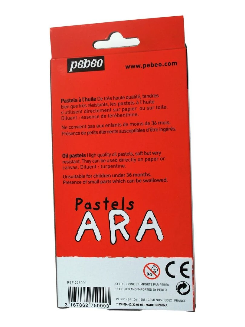 Boîte de 12 pastels à l'huile N/A